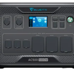 BLUETTI AC500 Modular Power Station – 5000W Output, Expandable Up to 36.8kWh