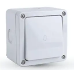SWB-1W/1 – 1 Gang Bell Push Switch (IP66 Rated)