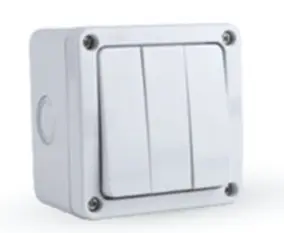SWB-1W/4 – 4 Gang Waterproof Switch (IP66 Rated)