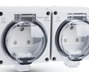 SWB-2W/49 – 2 Gang Waterproof Socket