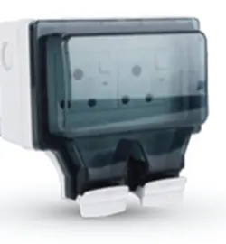 SWB-4W/51 – Waterproof Socket (170 × 170 mm, IP66 Rated)