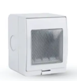 SWB-5W/2 – Compact Waterproof Socket (70 × 86 mm, IP66 Rated)