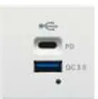 F21-QC5 Dual Port Type A+C USB Charger (45W with PD & QC3.0)