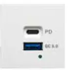 F21-QC6 Dual Port Type A+C USB Charger (65W with PD & QC3.0)