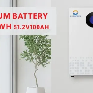 LVTOPSUN LiFePO₄ Power Wall – 51.2V / 100Ah / 5.12 kWh